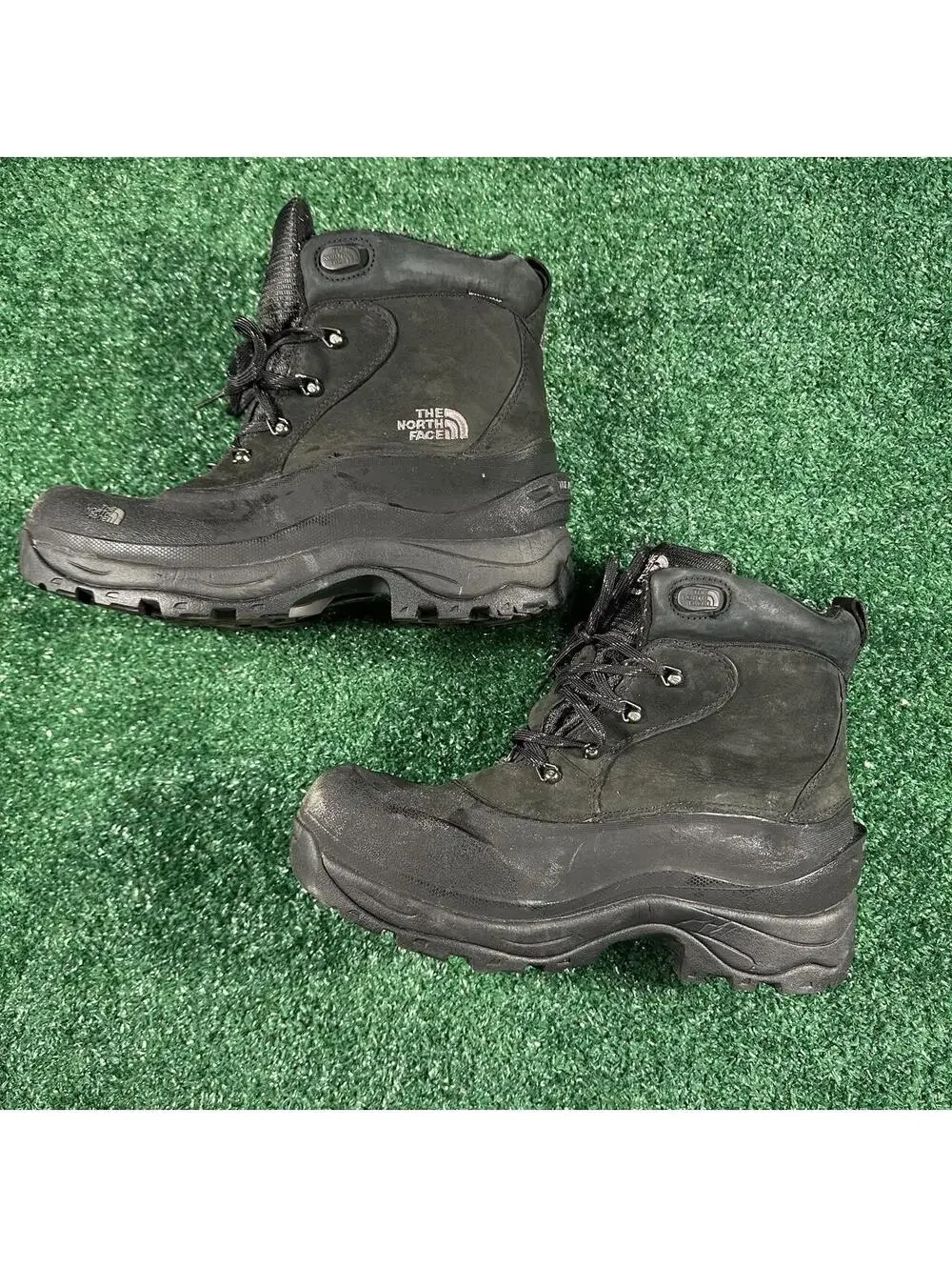 The North Face black waterproof winter boots grunge comfy ski outdoors size 12